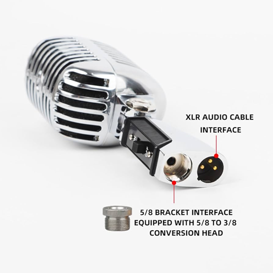 Amazon.co.jp: クラシックレトロダイナミックマイクダイナミック