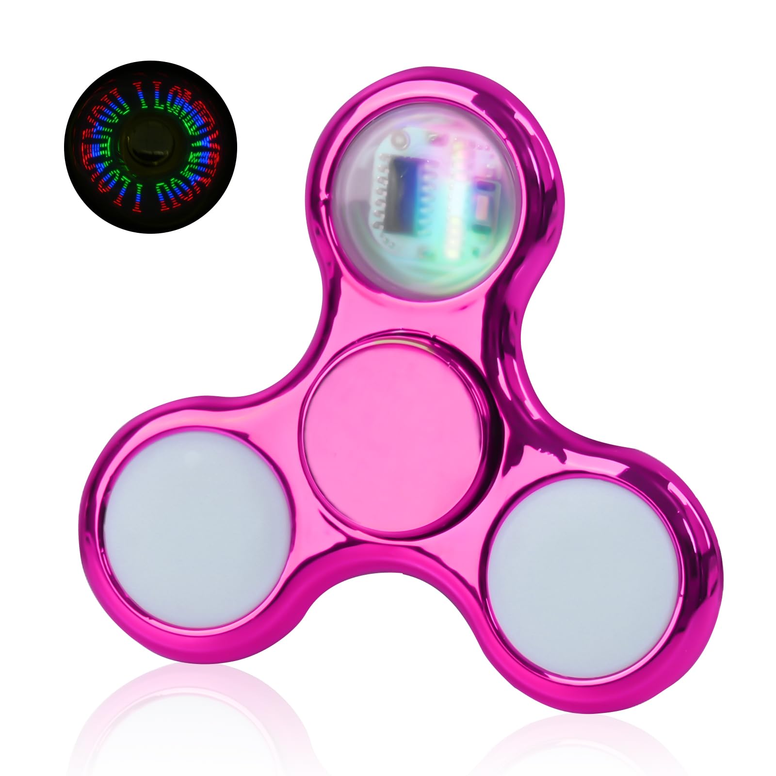 Amazon | ハンドスピナー光る 18種類の鮮やかな絞り ハンドスピナー