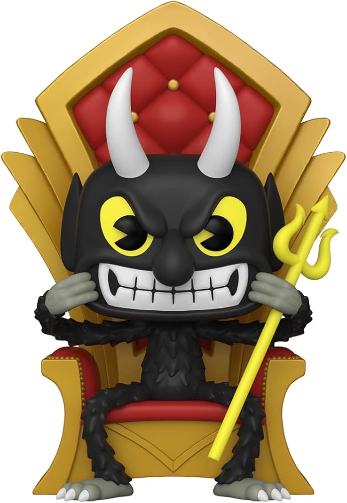 Amazon.com: Funko Pop! Deluxe: Cuphead - Devil's Throne : Toys & Games