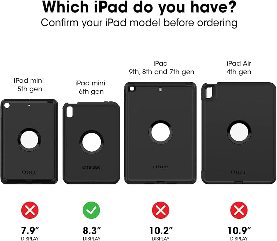 Amazon.co.jp: OtterBox Defenderシリーズケース iPad mini (第6世代