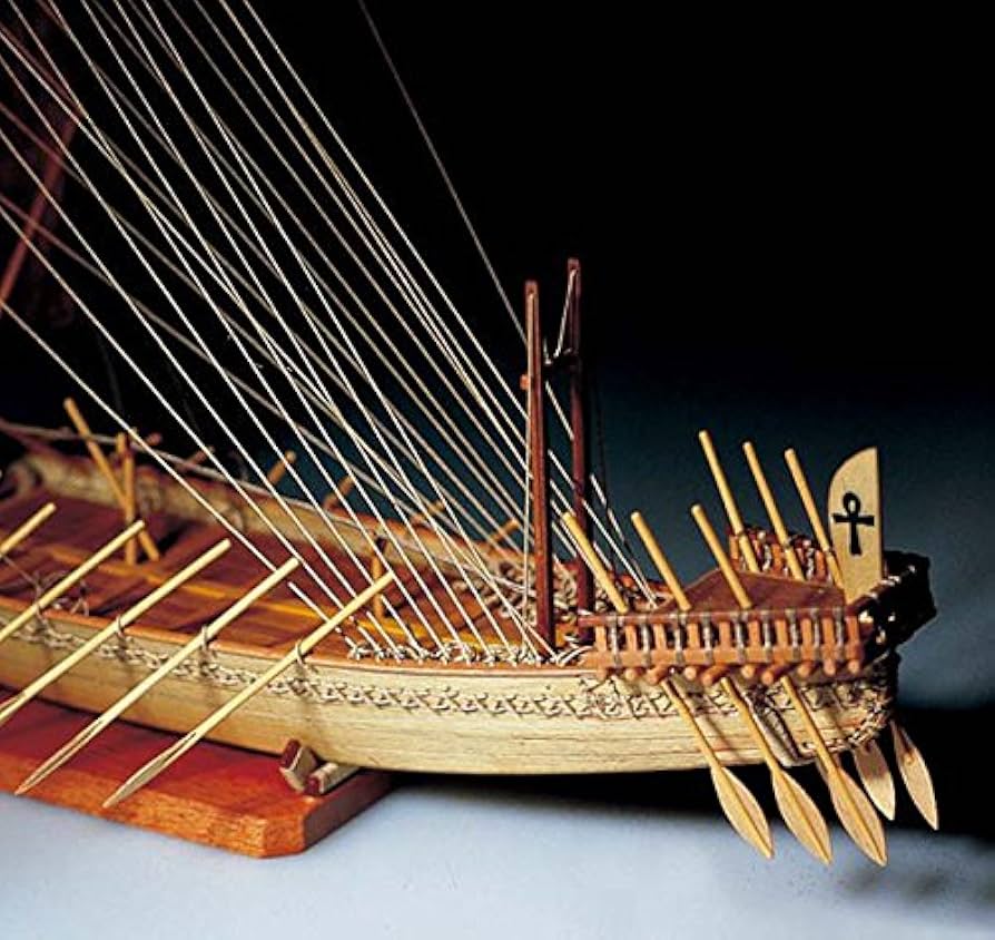 Amazon | 輸入木製帆船模型キット アマティ AM1403 エジプト古代船