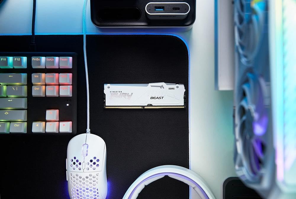 Amazon | Kingston FURY Beast White RGB 32GB (2x16GB) 6000MT/s DDR5