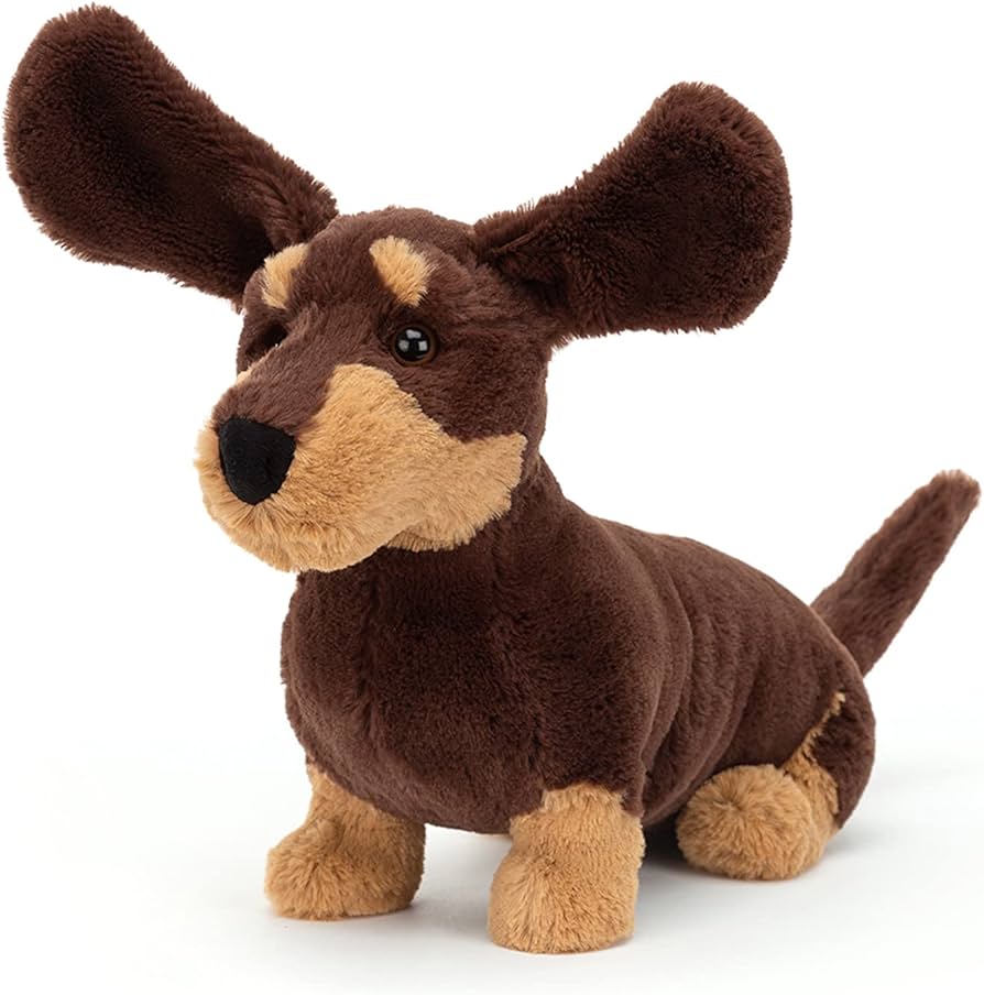 Amazon.co.jp: Jellycat Otto Sausage Dachshund Wiener Dog Stuffed