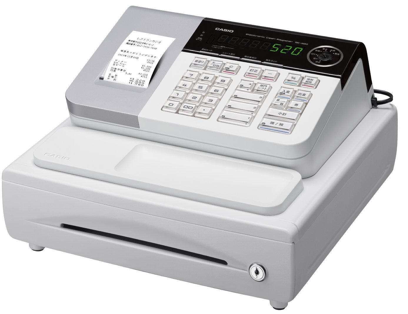 HRK09【程度良好】CASIO 電子レジスター SE-G2-WE Amazon | カシオ