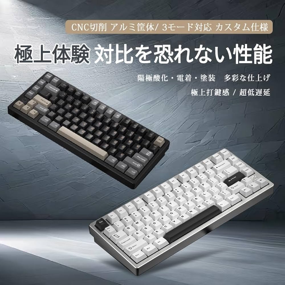 Amazon | WOBKEY Rainy 75 メカニカルキーボード/雨音のような打鍵感