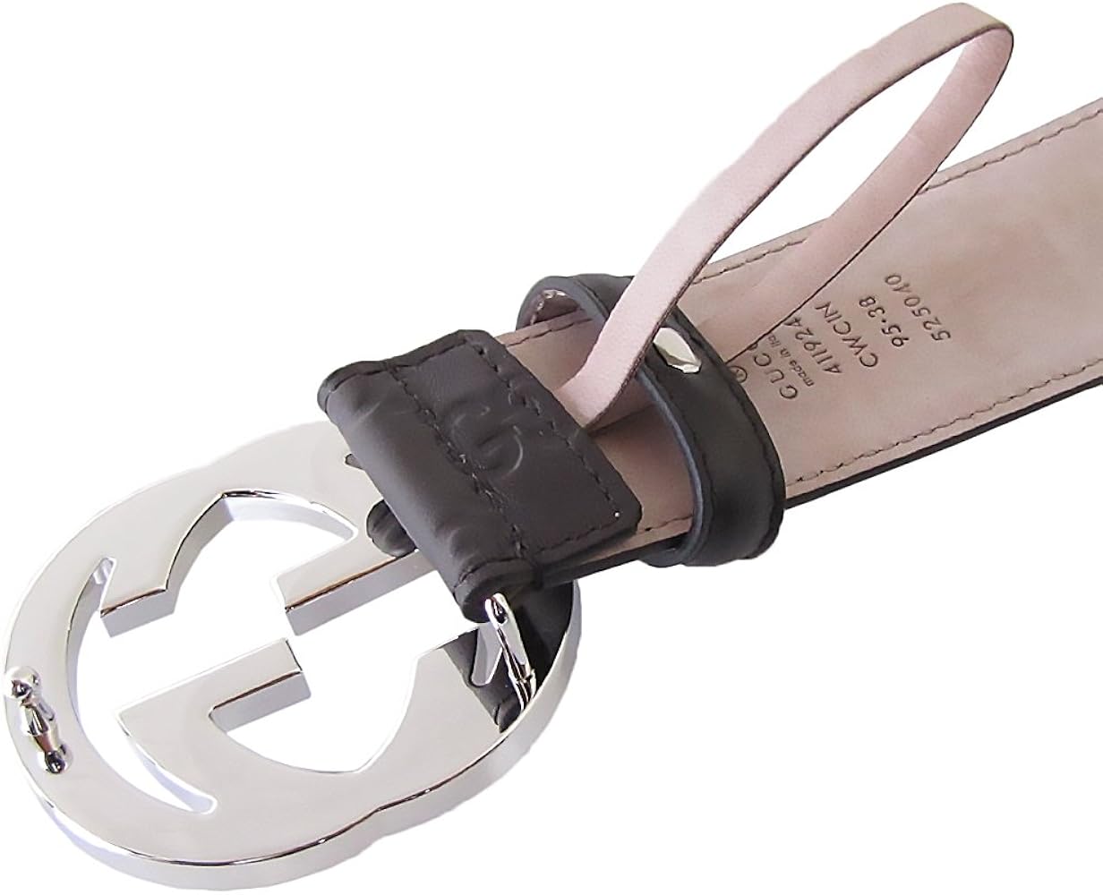 Amazon | グッチ GUCCI ベルト 85サイズ GGレザー グッチシマ インター