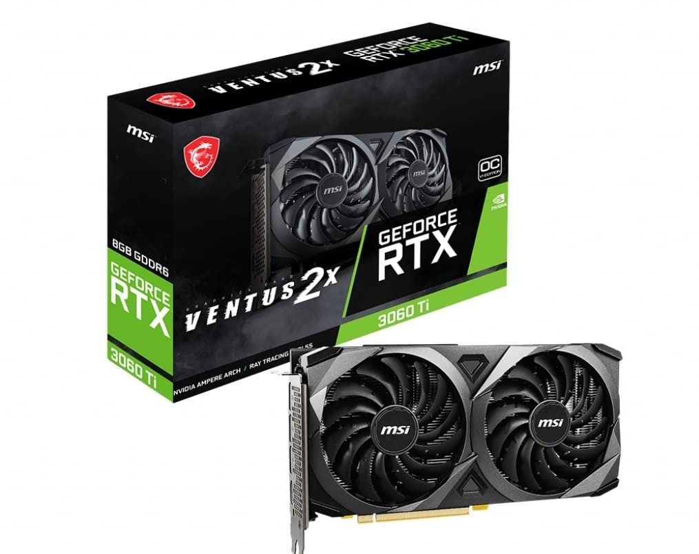 MSI GeForce RTX 3060 Ti Ventus 2X 8G OCV1 LHR Gaming Graphics Card