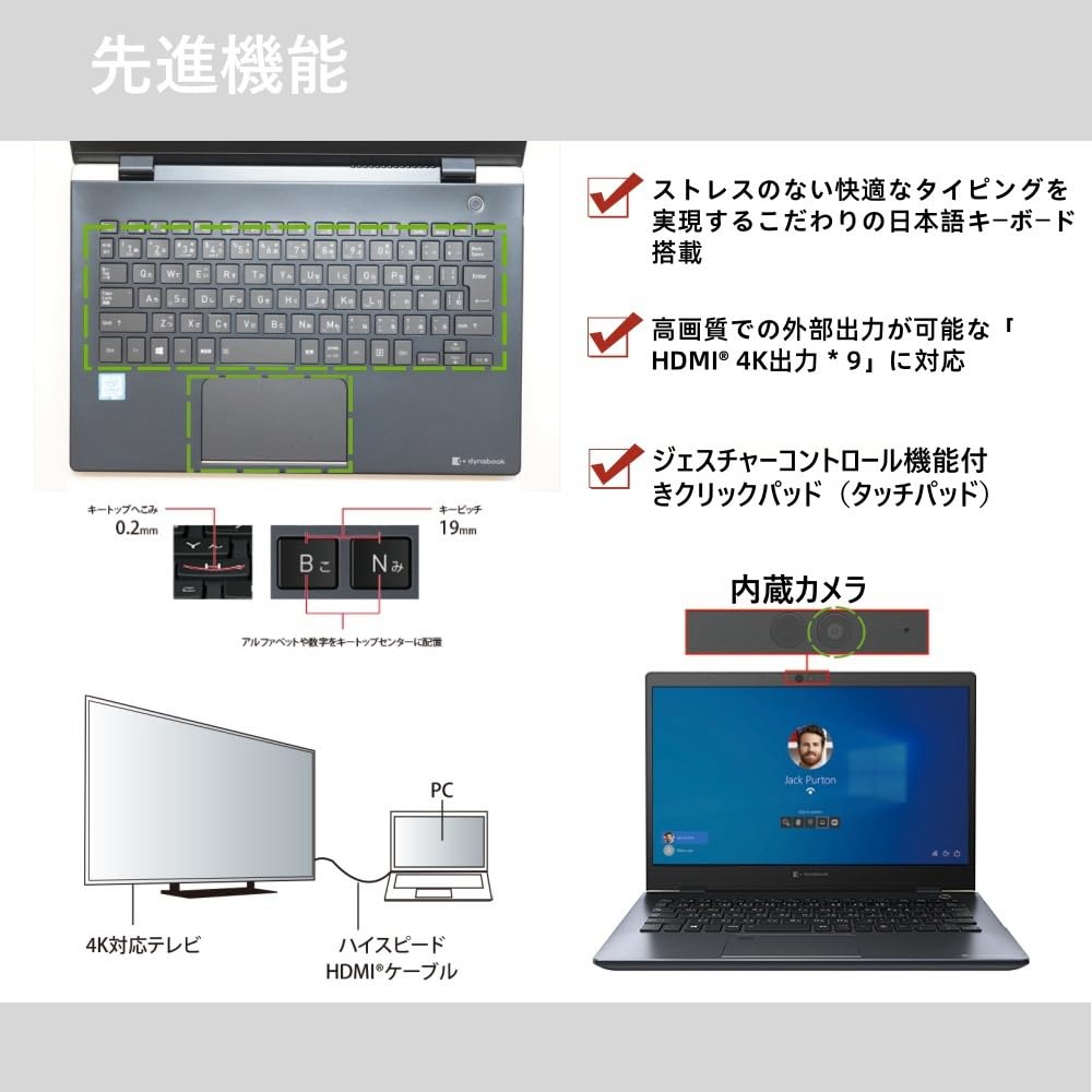 Amazon.co.jp: 【整備済み品】ノートパソコン 東芝 G83 13.3型 FHD