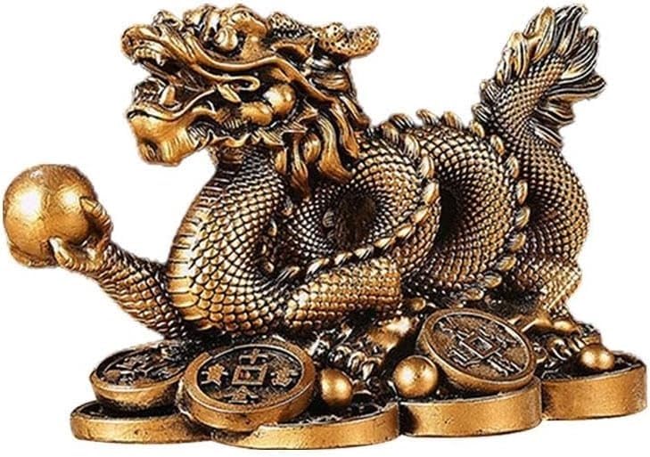 Amazon.co.jp: 龍の置物 中国の風水ドラゴン像 風水のドラゴン中国