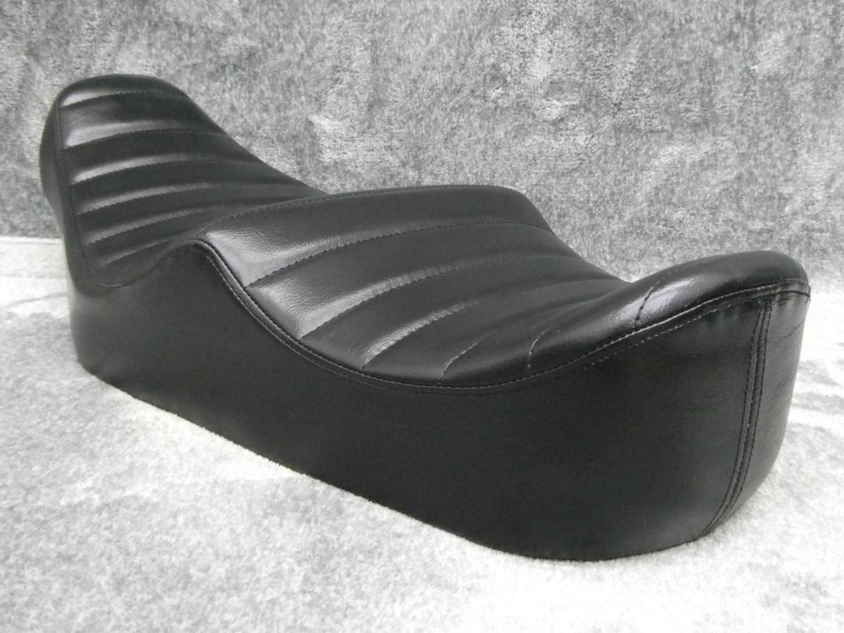 Amazon | W650 W400 黒 皮 タックロール シート/ブラック