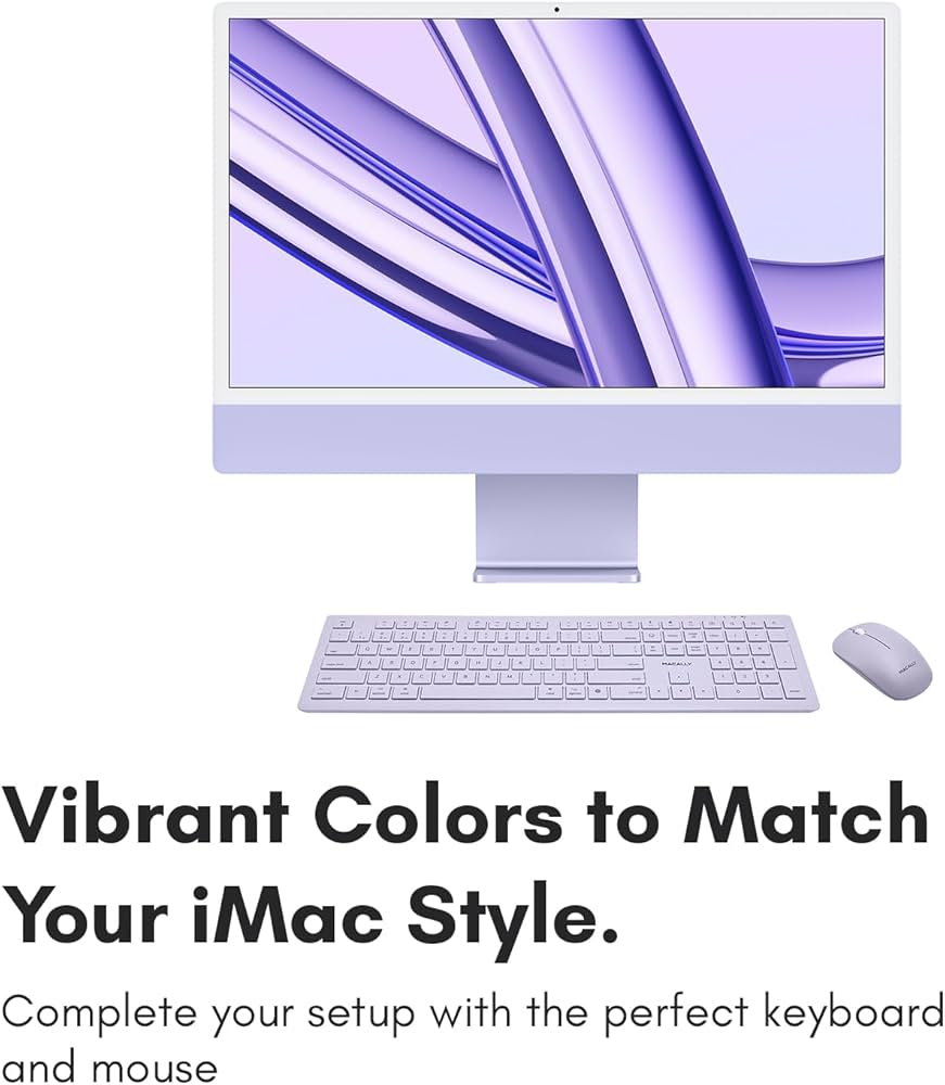Amazon.com: Macally Wireless Keyboard and Mouse Combo for Mac