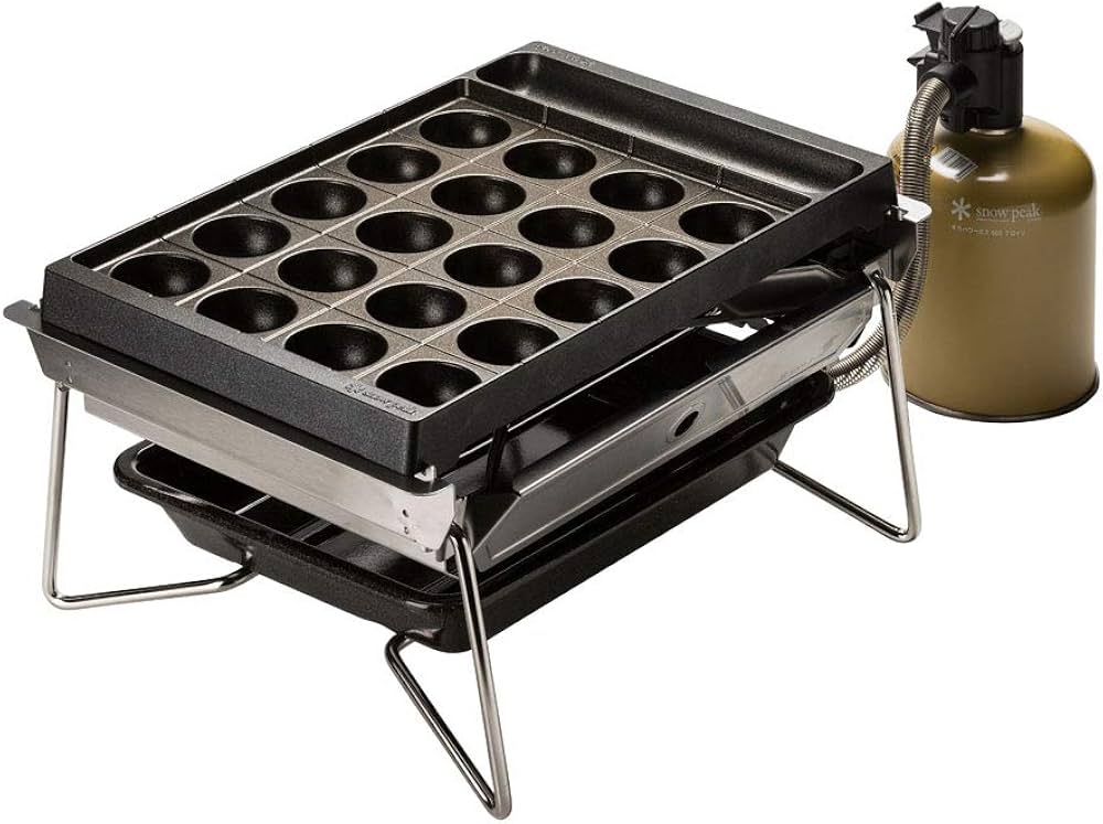 Amazon.co.jp: スノーピーク(snow peak) 雪峰苑 たこ焼きプレート CS