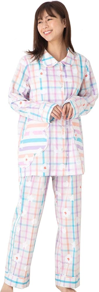 Amazon | ツモリチサトスリープ 部屋着 パジャマ 80サテンストライプ