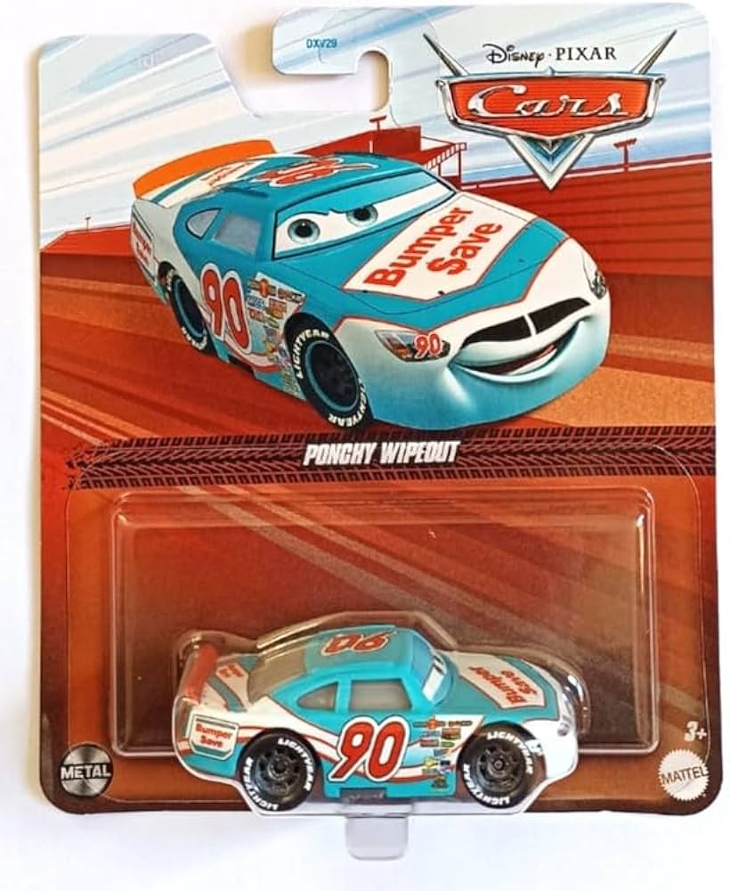 Disney Pixar Cars - Ponchy Wipeout : Amazon.com.br: Brinquedos e Jogos