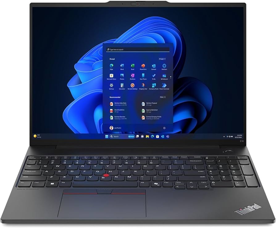 Amazon.com: Lenovo ThinkPad Laptop 2024 New, 16