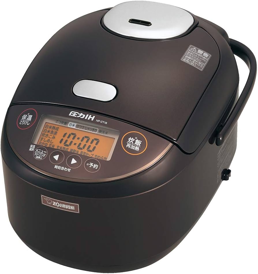 Amazon | 象印マホービン 炊飯器 1升 ダークブラウン NP-ZT18-TD