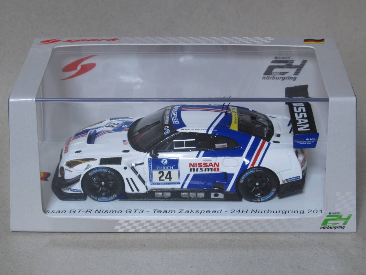 Amazon.co.jp: 1/43 ニッサン GT-R ニスモ GT3 チームザクスピード #24