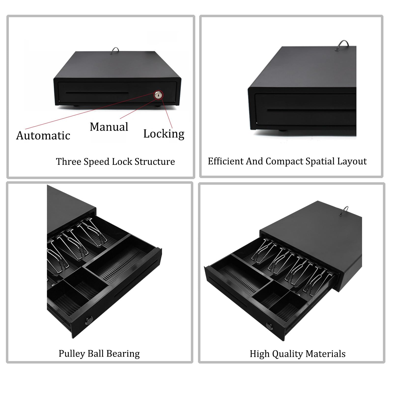 Amazon.co.jp: キャッシャー引き出しボックス、電子 キャッシュドロア