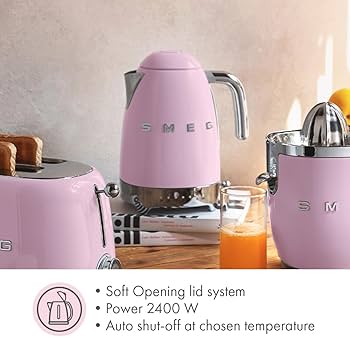Amazon.com: SMEG 7-Cup Variable Temperature Electric Kettle