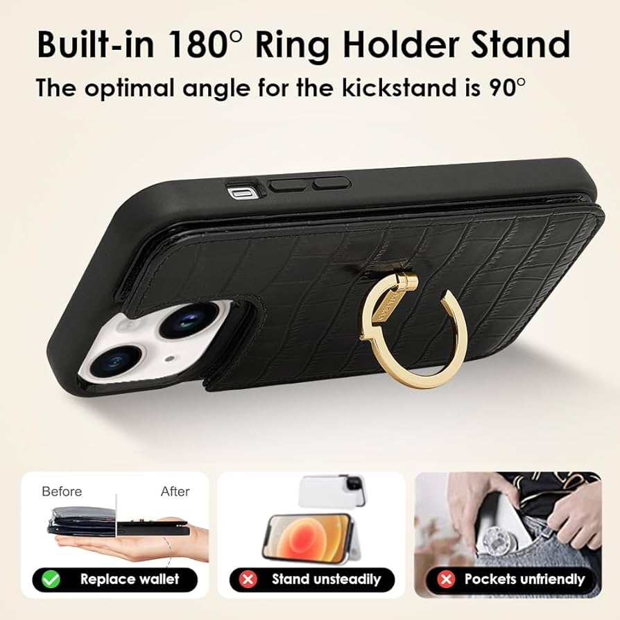 Amazon.co.jp: CUSTYPE iPhone 14 Pro用携帯電話ウォレットケース