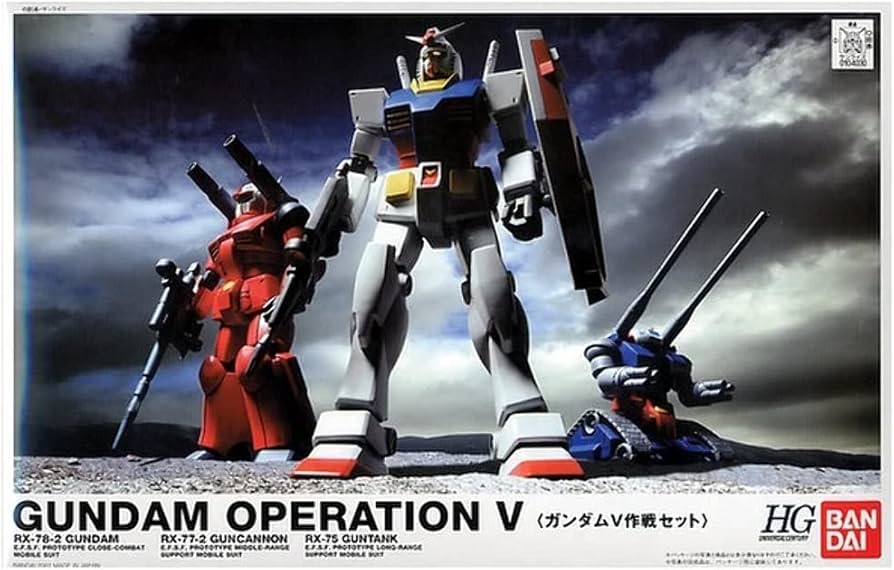 Amazon | HGUC 1/144 RX-78-2/RX-77-2/RX-75 ガンダムV作戦セット