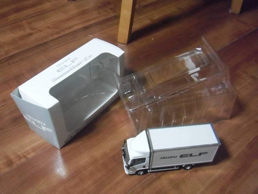 Amazon | いすゞ エルフ ミニカー トラック 白 ホワイト ISUZU ELF