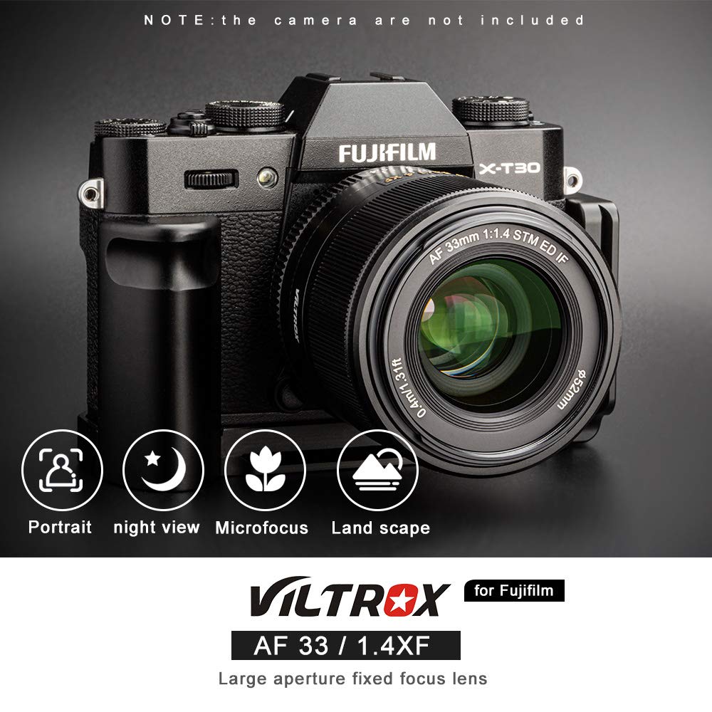 Amazon | VILTROX 33mm F1.4 fuji用 Xマウント オートフォーカスレンズ