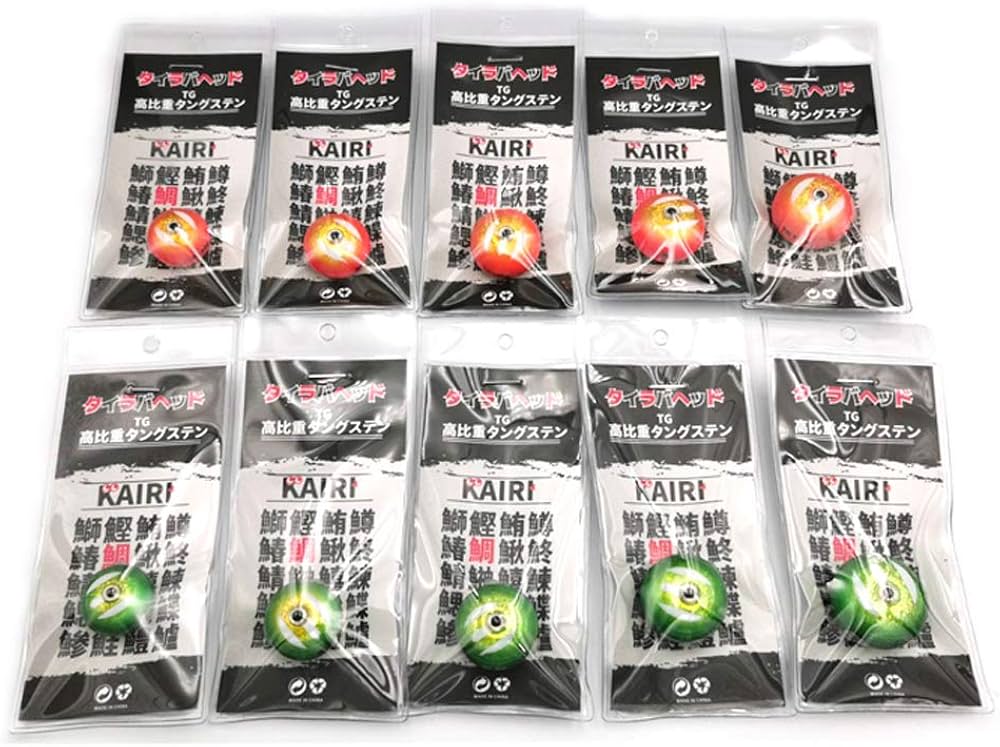 Amazon | TG タイラバ タングステン ヘッド 鯛ラバ TGヘッド | KAIRI