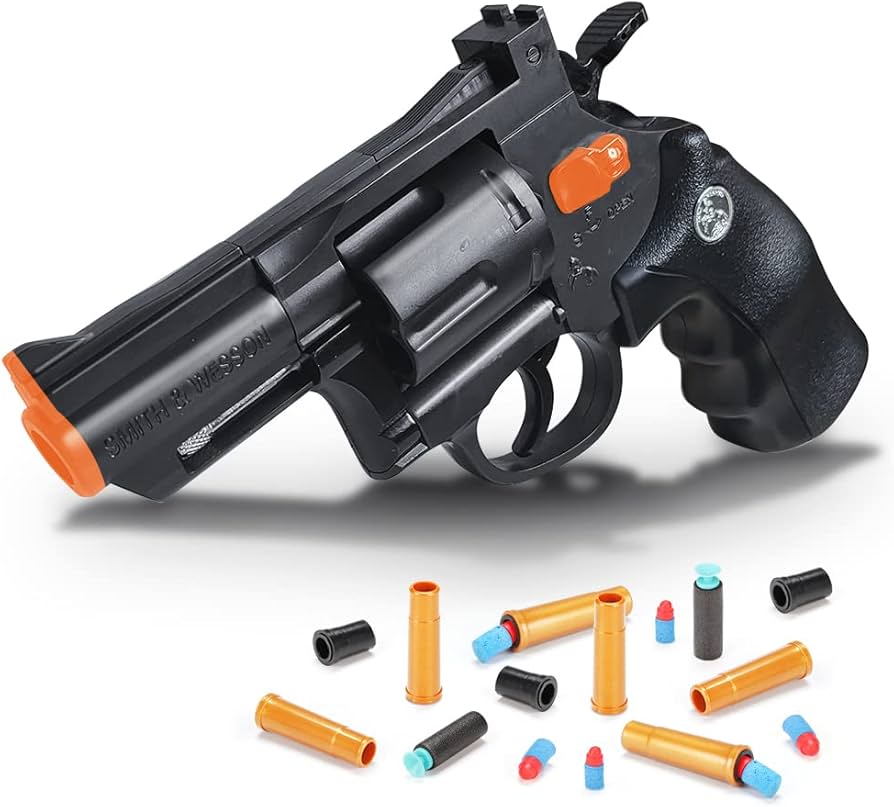 Amazon.co.jp: Revolver EVA ソフトフォーム排出おもちゃ ブラスター