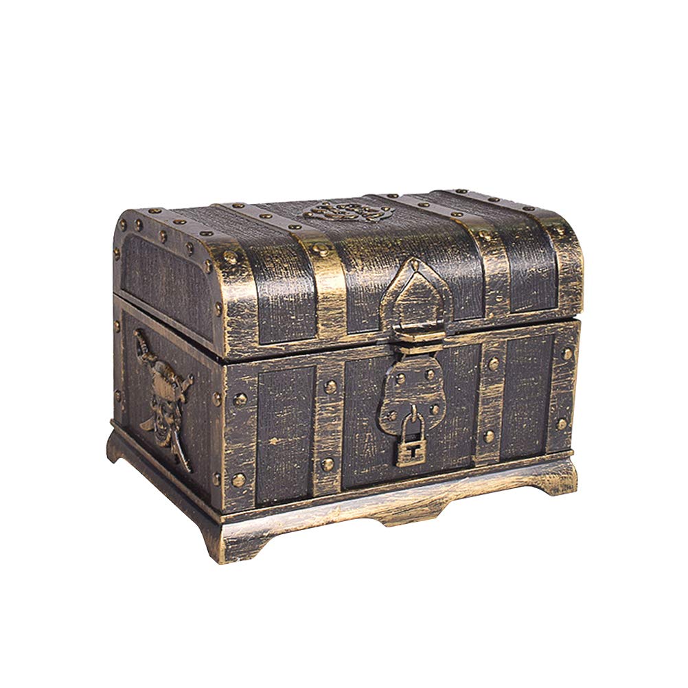 Amazon｜Sanwer 海賊宝箱 海賊の宝探し 装飾小道具 収納ボックス