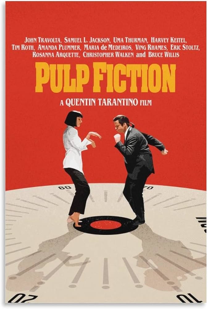 Amazon.co.jp: パルプフィクション Pulp Fiction ポスターヴィンテージ