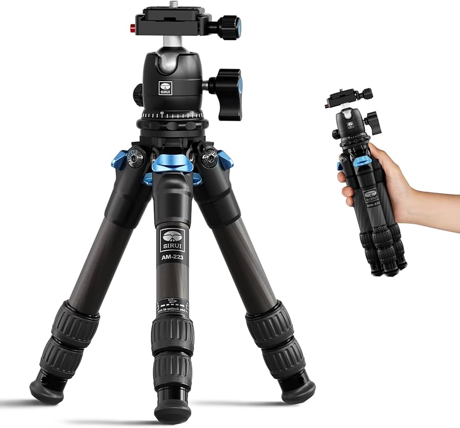 Amazon.com : SIRUI Carbon Fiber Travel Tripod with 360° B-00K Arca