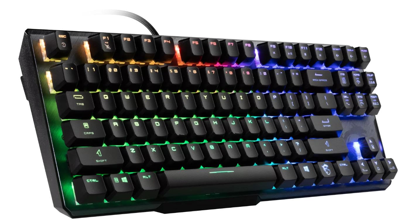 Amazon.co.jp: MSI VIGOR GK50 ELITE TKL KALIH RED 赤軸リニア