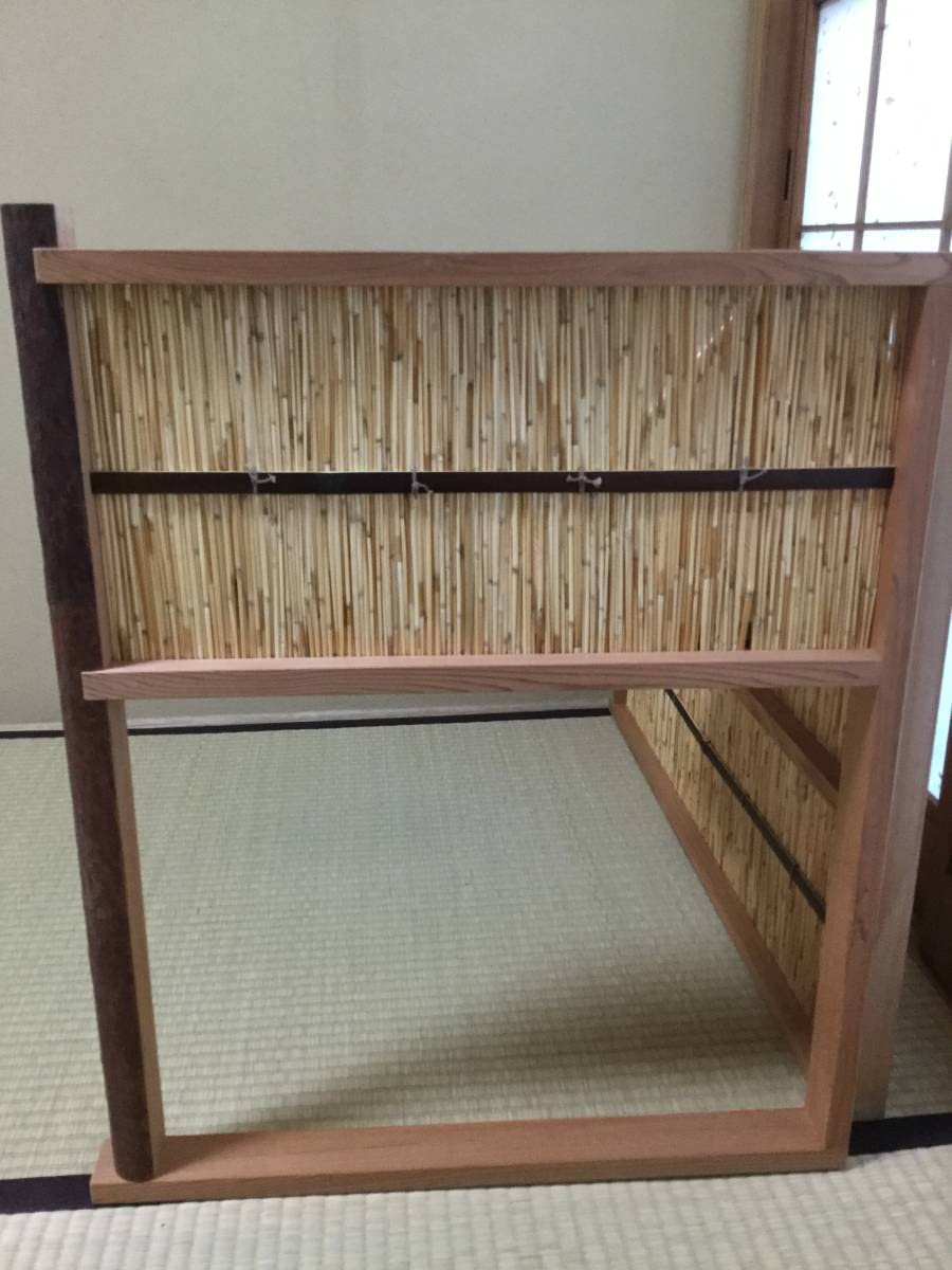 Amazon.co.jp: 茶道具台目棚利休好写よし棚(霞棚) 303 : ホーム＆キッチン