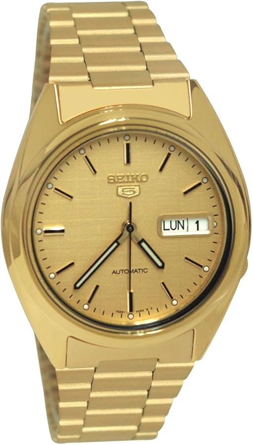 Amazon.co.jp: Seiko セイコー 5 Automatic SNXL72K1 ゴールド メンズ