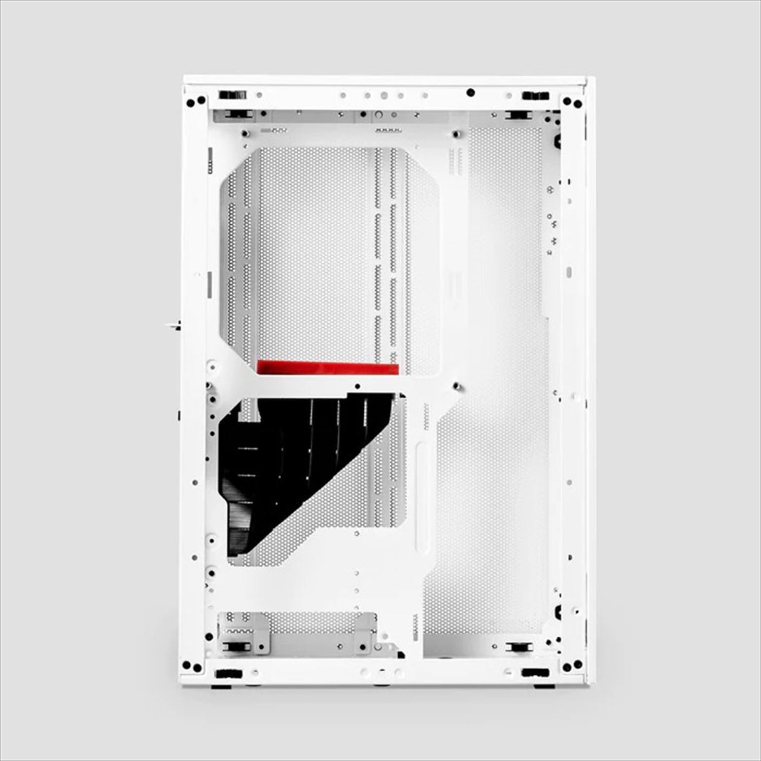 Amazon | SSUPD コンパクトPCケース MESHROOM S WHITE PCIe4.0ライザー