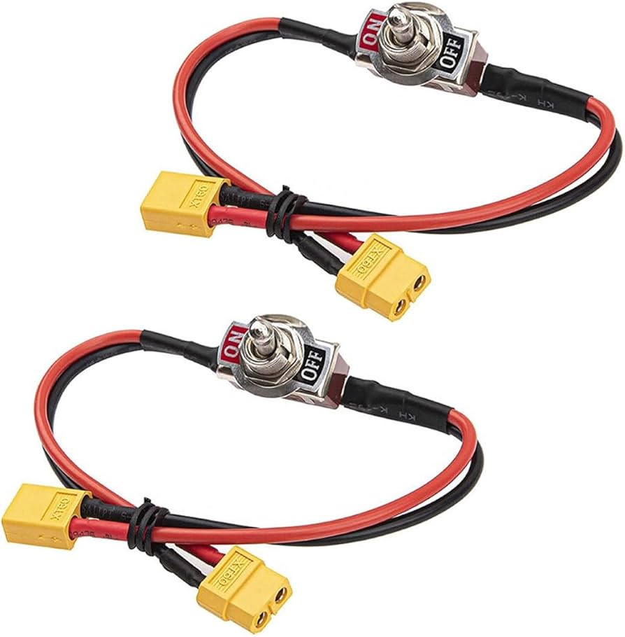 Amazon.com: JINOARC 2Pcs XT60 Switch RC Large Current On/Off