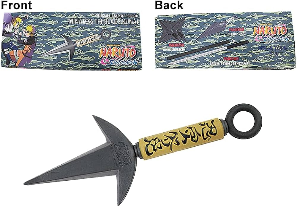 Viz Media Naruto Shippuden-Foam Ninja Minato's Tri Blade Kunai