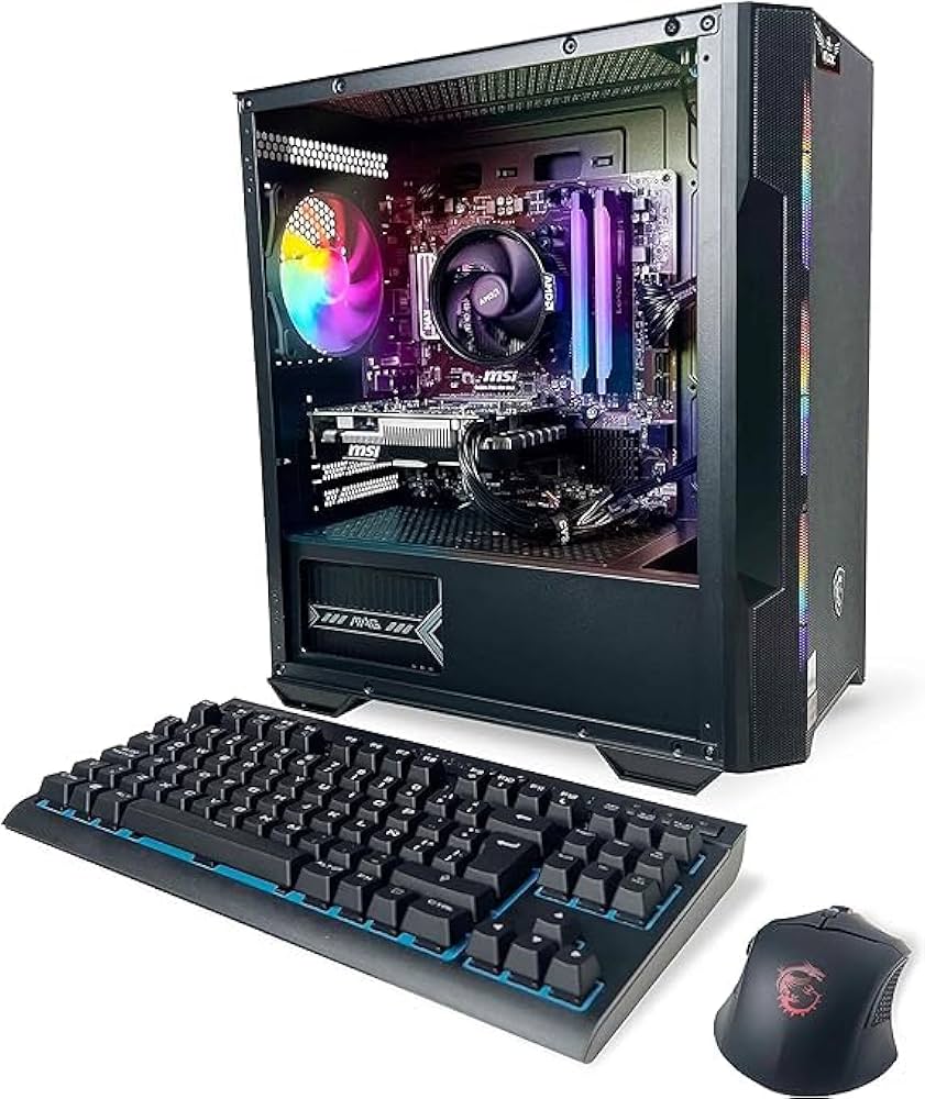 Amazon.com: NSX GAMING Pc Viper, AMD Ryzen 5 5500 3.7 GHz, Geforce