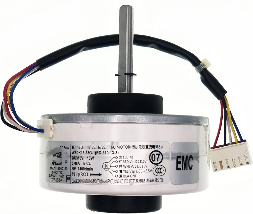 Amazon.co.jp: エアコンモーター WZDK13-38G-1(RD-310-13-8) DC