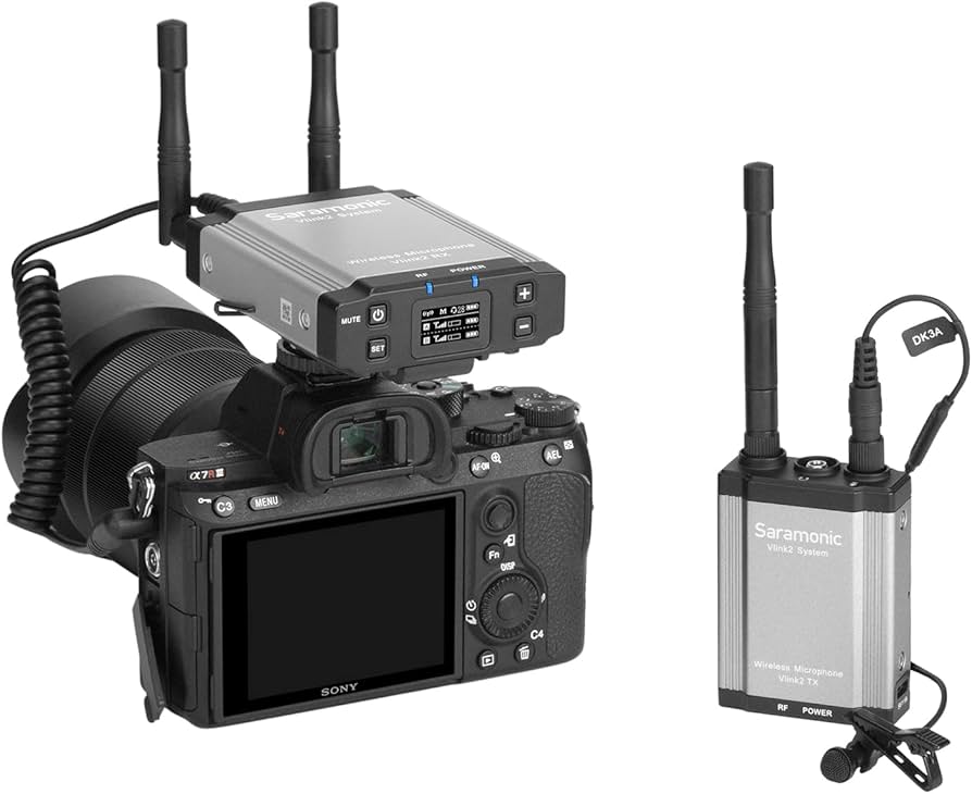 Amazon.co.jp: Saramonic Vlink2 Kit1/Kit2 2.4GHzワイヤレスマイク