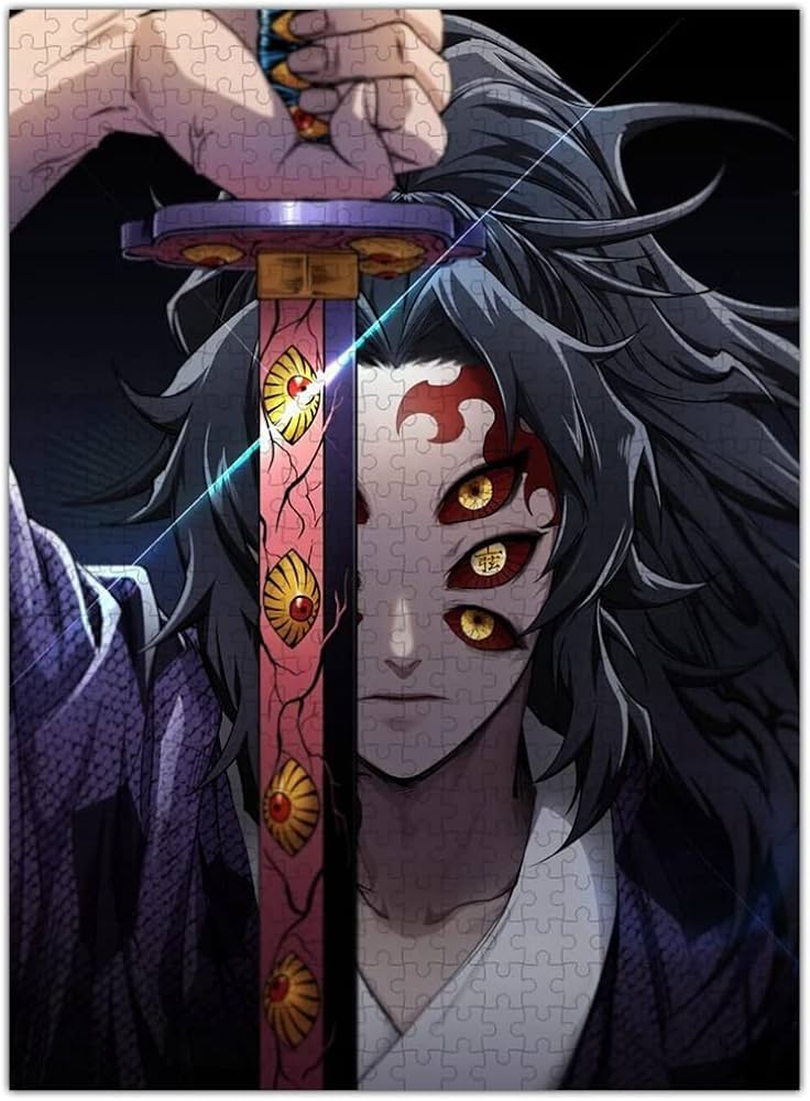 Amazon | 鬼滅の刃 パズル 500ピース 鬼滅 ジグソーパズル 上弦の壱 継
