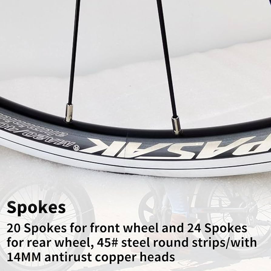 Amazon.co.jp: 20インチ折りたたみ自転車用ホイールセット 406/451