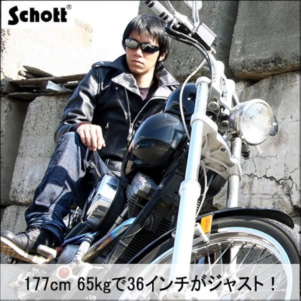 Amazon | [ショット] ダブルライダース ワンスター 613US(ブラック/34