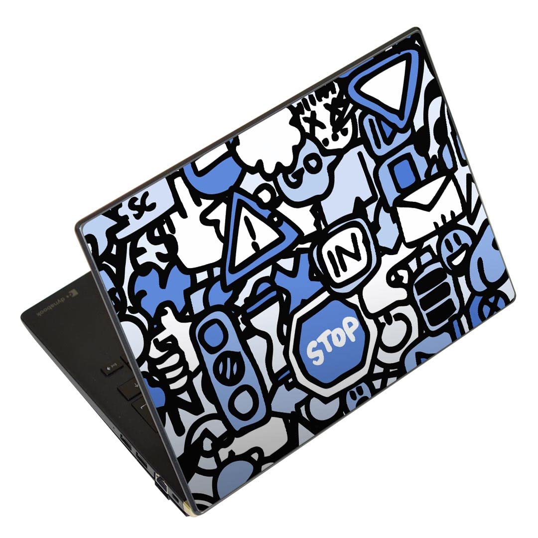 Amazon.co.jp: ノートパソコン スキンシール 14-17インチまで対応 汎用