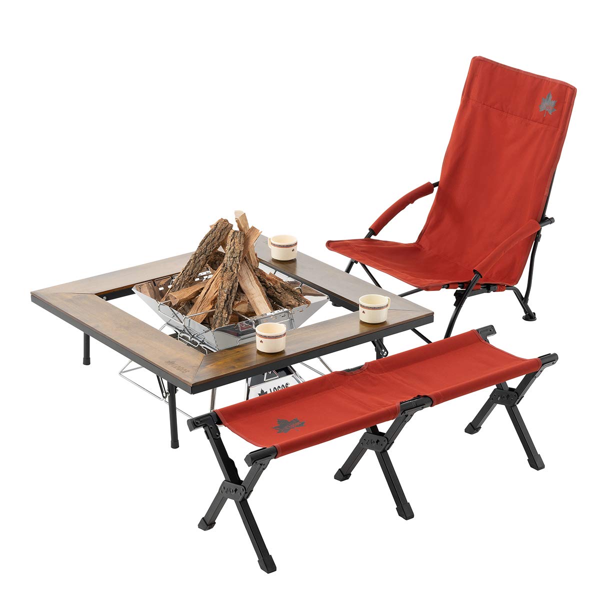 Amazon | ロゴス(LOGOS) Tradcanvas 難燃BRICK・囲炉裏ベンチ 73173129