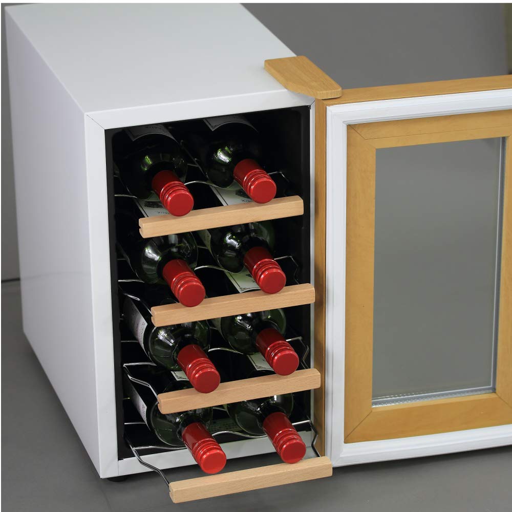 Amazon｜CE-8W-W(ホワイト) 8本用ワインセラー ペルチェ式｜ポアラー