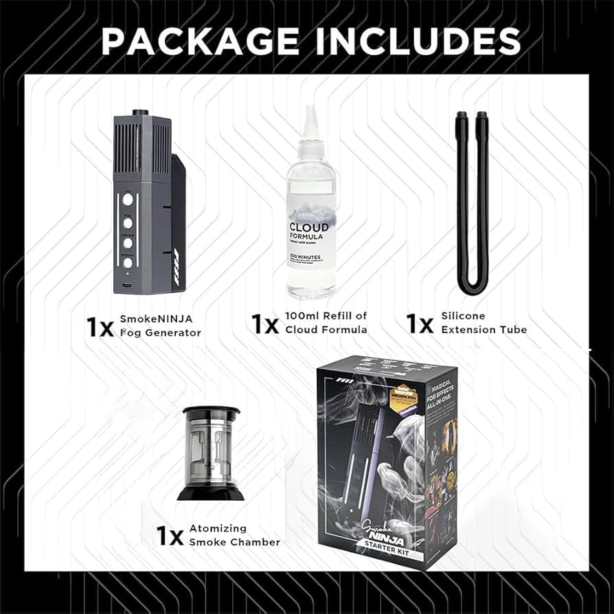 Amazon.co.jp: SmokeNINJA 小型煙霧機 スターターキット ポータブル