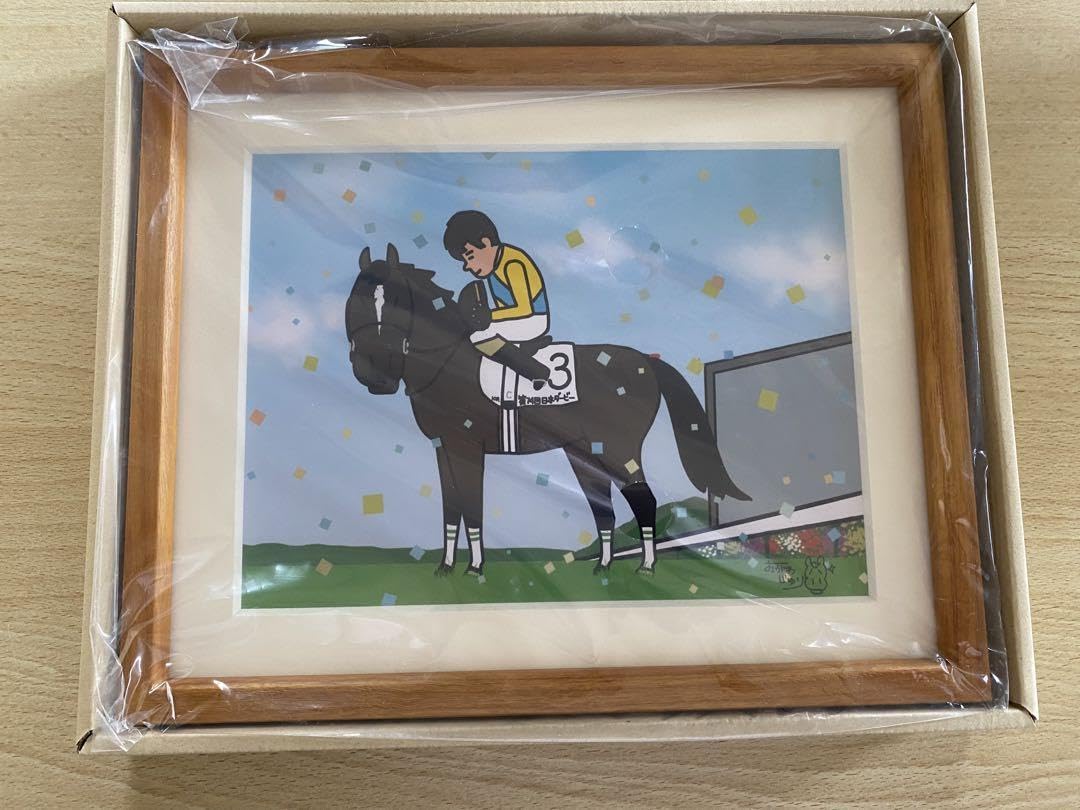 おがわじゅり イラストパネル ウォッカ 競馬 日本ダービー 【公式通販】