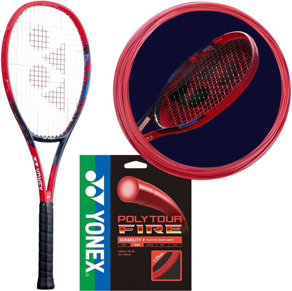 Amazon | Yonex VCORE 100 第7世代 スカーレット テニスラケット (4 1